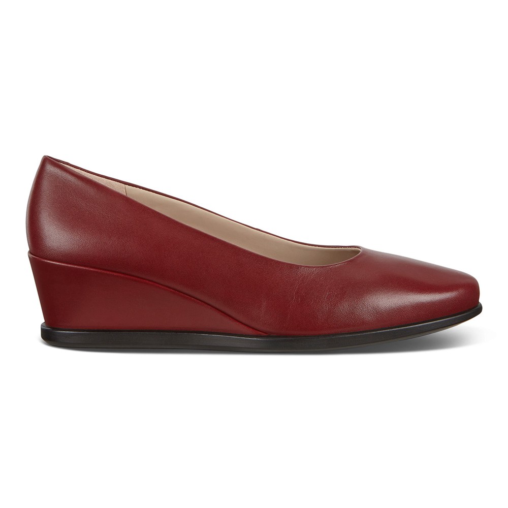 Loafers Mujer - ECCO Shape 45 Wedge - Vino - UGK587423